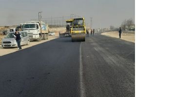 KORİK CADDESİNE BİN TON ASFALT