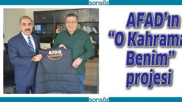 AFAD'IN O KAHRAMAN BENİM PROJESİ