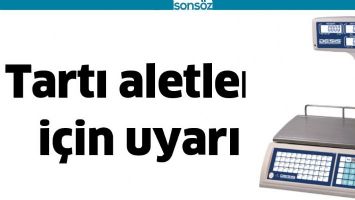 TARTI ALETLERİ İ&Ccedil;İN UYARI;