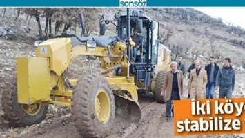İKİ K&Ouml;YE STABİLİZE YOL