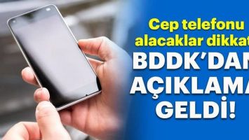 CEP TELEFONU ALACAKLAR DİKKAT!