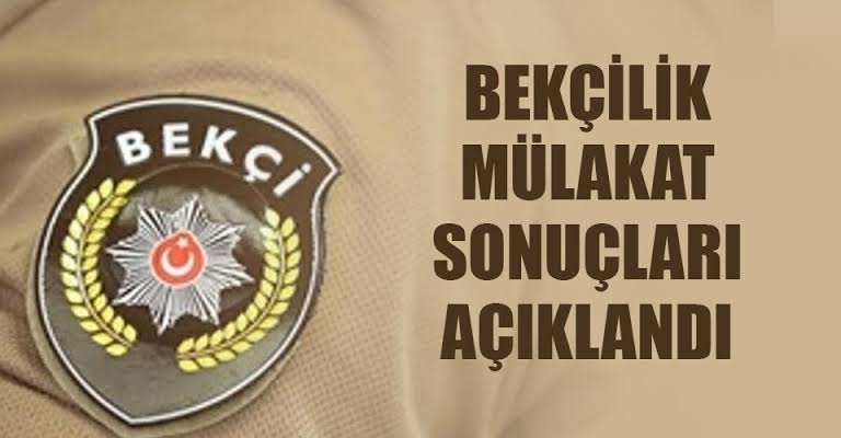 &Ccedil;arşı ve mahalle bek&ccedil;iliği giriş sınavları sonu&ccedil;ları a&ccedil;ıklandı