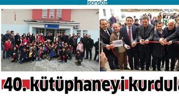 40. K&Uuml;T&Uuml;PHANEYİ KURDULAR