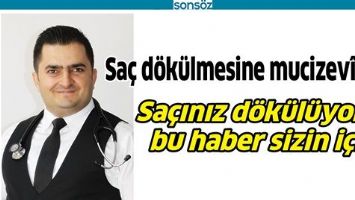 SA&Ccedil; D&Ouml;K&Uuml;LMESİNE MUCİZEV&Icirc; İLA&Ccedil;