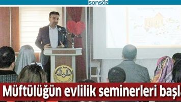 M&Uuml;FT&Uuml;L&Uuml;Ğ&Uuml;N EVLİLİK SEMİNERLERİ BAŞLADI