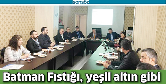 BATMAN FISTIĞI, YEŞİL ALTIN GİBİ