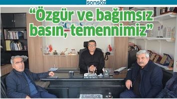 &ldquo;&Ouml;ZG&Uuml;R VE BAĞIMSIZ BASIN, TEMENNİMİZ&rdquo;