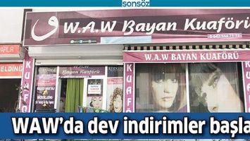 WAW&rsquo;DA DEV İNDİRİMLER BAŞLADI