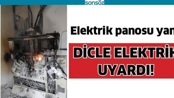 DİCLE ELEKTRİK UYARDI!