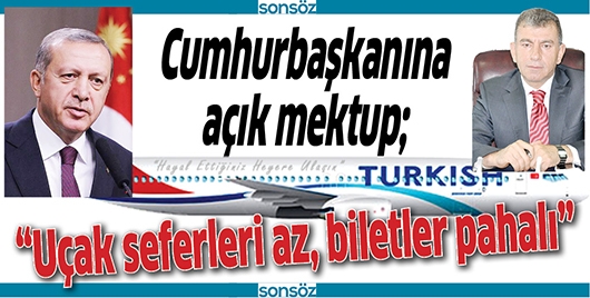 CUMHURBAŞKANINA A&Ccedil;IK MEKTUP