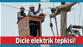 DİCLE ELEKTRİK TEPKİSİ!