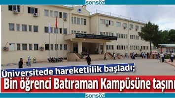 BİN &Ouml;ĞRENCİ BATIRAMAN KAMP&Uuml;S&Uuml;NE TAŞINIYOR