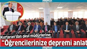 &ldquo;&Ouml;ĞRENCİLERİNİZE DEPREMİ ANLATIN&rdquo;