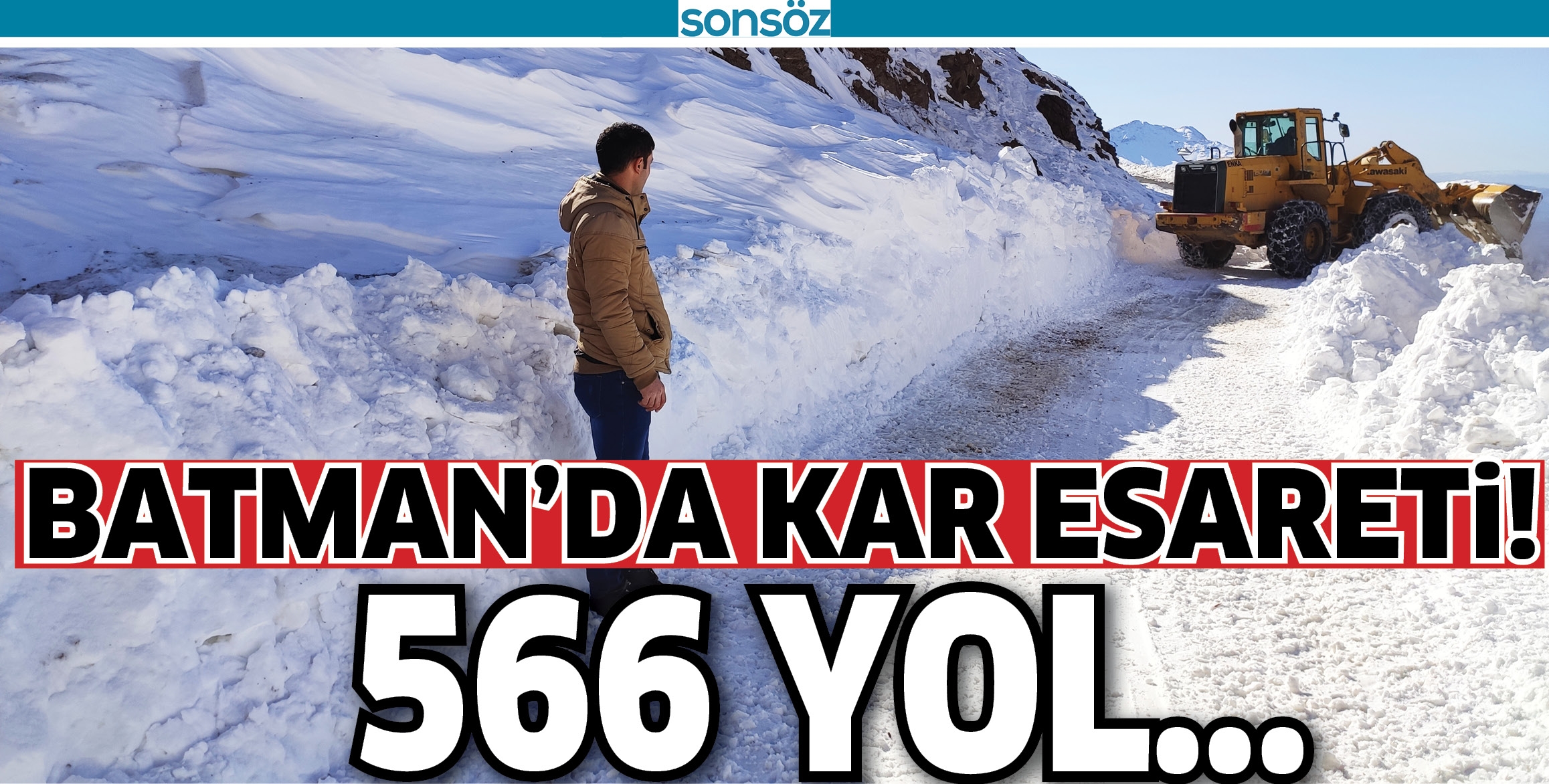 BATMAN&rsquo;DA KAR ESARETİ!