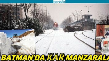 BATMAN&rsquo;DA KAR MANZARALARI...