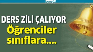 DERS ZİLİ &Ccedil;ALIYOR