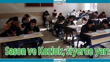 SASON VE KOZLUK, SİYERDE YARIŞTI