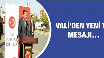 VALİ&rsquo;DEN YENİ YIL MESAJI&hellip;