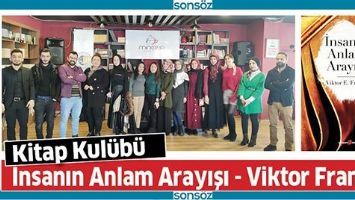 KİTAP KUL&Uuml;B&Uuml;, İNSANIN ANLAM ARAYIŞI - VİKTOR FRANKL