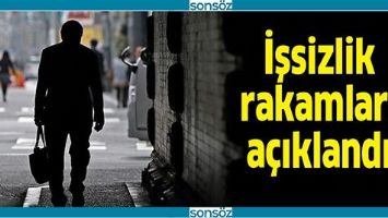 İŞSİZLİK RAKAMLARI A&Ccedil;IKLANDI