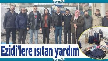 EZİDİ&rsquo;LERE ISITAN YARDIM