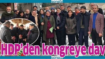 HDP&rsquo;DEN KONGREYE DAVET