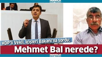 HDP&rsquo;Lİ VEKİL, İ&Ccedil;İŞLERİ BAKANI&rsquo;NA SORDU