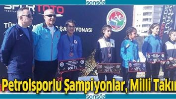 PETROLSPORLU ŞAMPİYONLAR, MİLLİ TAKIMDA