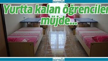 YURTTA KALAN &Ouml;ĞRENCİLERE M&Uuml;JDE