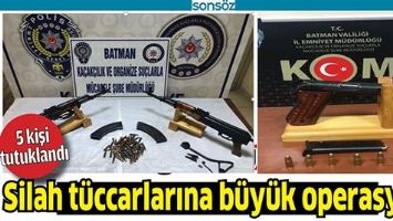 SİLAH T&Uuml;CCARLARINA B&Uuml;Y&Uuml;K OPERASYON