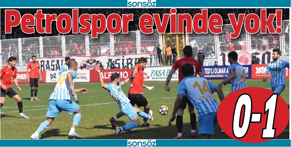 PETROLSPOR EVİNDE YOK!