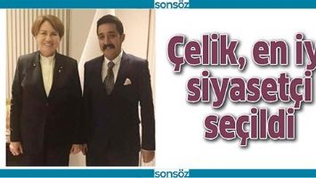 &Ccedil;ELİK, EN İYİ SİYASET&Ccedil;İ SE&Ccedil;İLDİ