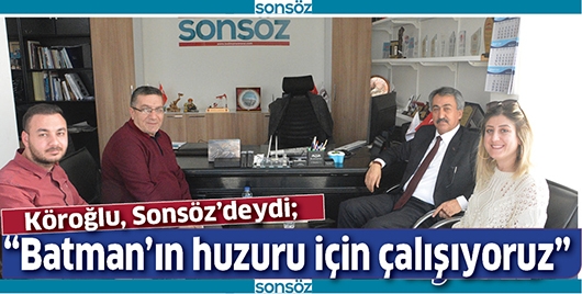 &ldquo;BATMAN&rsquo;IN HUZURU İ&Ccedil;İN &Ccedil;ALIŞIYORUZ&rdquo;
