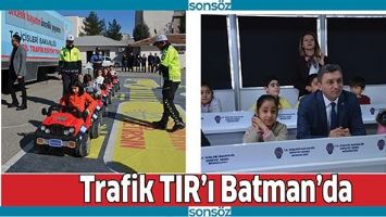 TRAFİK TIR&rsquo;I BATMAN'DA