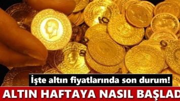 Altın fiyatları yeni haftaya nasıl başladı? Gram ve &ccedil;eyrek altında g&uuml;n&uuml;n fiyatları&hellip;
