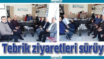 TEBRİK ZİYARETLERİ S&Uuml;R&Uuml;YOR