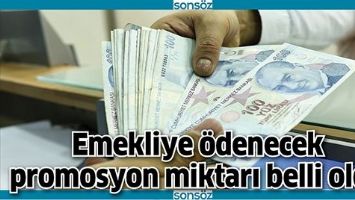 EMEKLİYE &Ouml;DENECEK PROMOSYON MİKTARI BELLİ OLDU