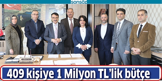 409 KİŞİYE 1 MİLYON TL&rsquo;LİK B&Uuml;T&Ccedil;E