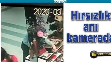 HIRSIZLIK ANI KAMERADA