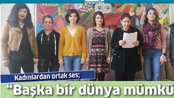 KADINLARDAN ORTAK SES