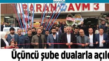 &Uuml;&Ccedil;&Uuml;NC&Uuml; ŞUBE DUALARLA A&Ccedil;ILDI