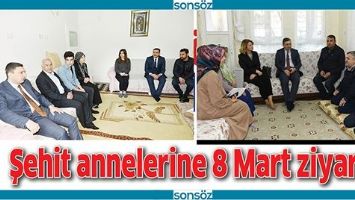 ŞEHİT ANNELERİNE 8 MART ZİYARETİ