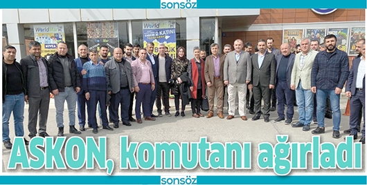ASKON, KOMUTANI AĞIRLADI