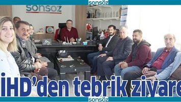 İHD&rsquo;DEN TEBRİK ZİYARETİ