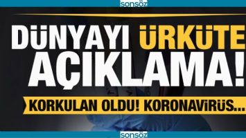 PANDEMİ TEHDİDİ...