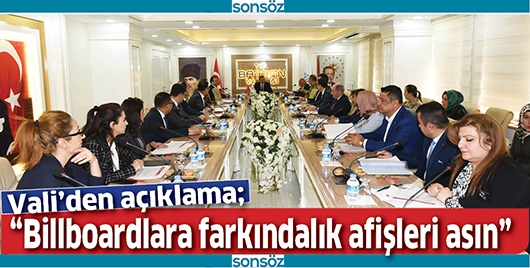 &ldquo;BİLLBOARDLARA FARKINDALIK AFİŞLERİ ASIN&rdquo;