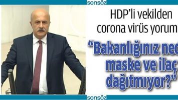&ldquo;BAKANLIĞINIZ NEDEN MASKE VE İLA&Ccedil; DAĞITMIYOR?&rdquo;