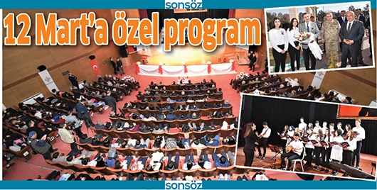 12 MART&rsquo;A &Ouml;ZEL PROGRAM