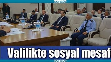 VALİLİKTE SOSYAL MESAFE