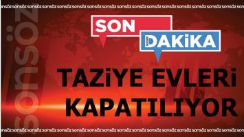 TAZİYE EVLERİ KAPATILIYOR